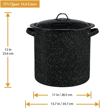 Granite Ware 15.5 Quart Stock Pot w/Lid