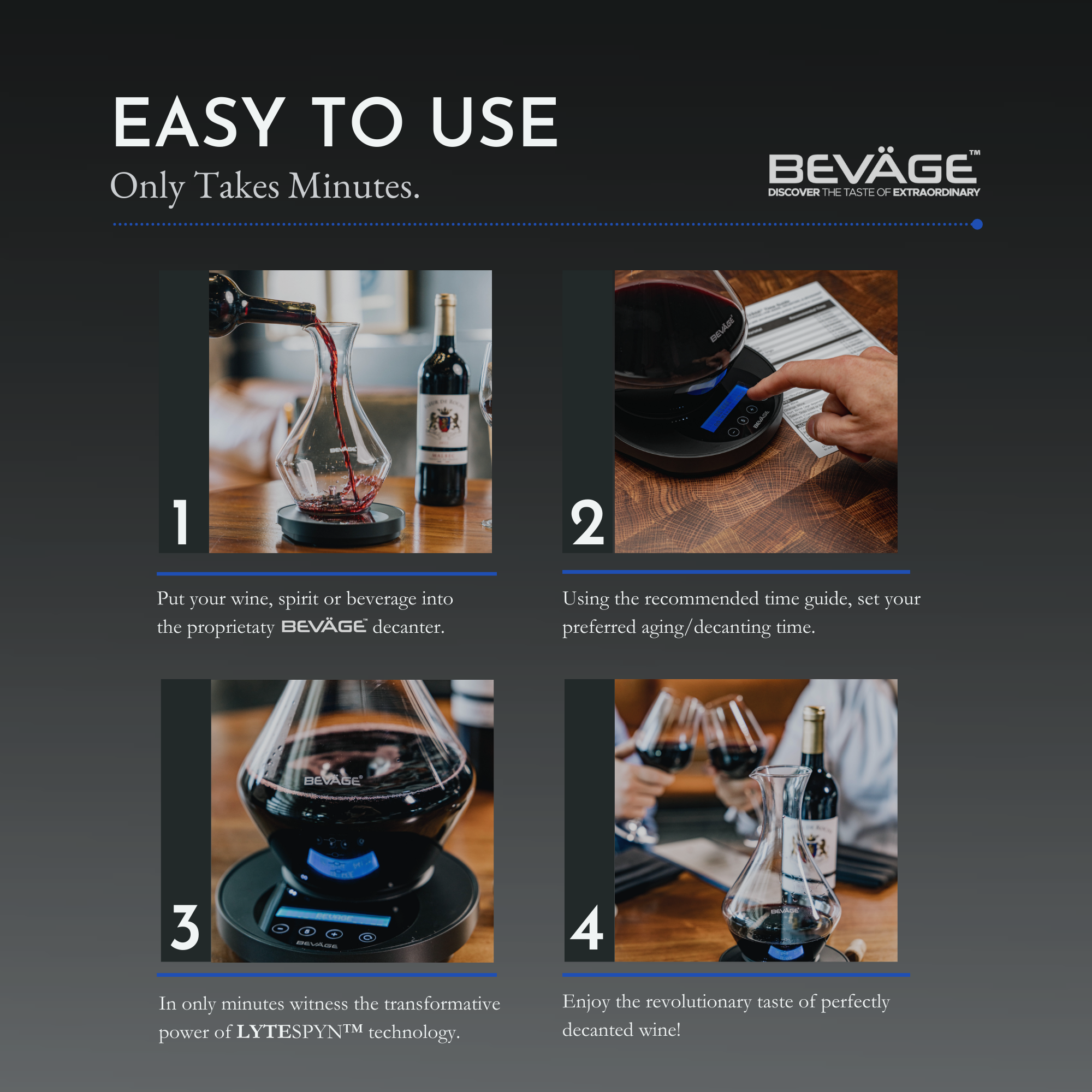 Beväge Pro Electric Wine Decanter