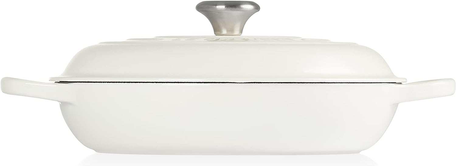 Le Creuset 5 Piece Cast Iron Cookware Set - White