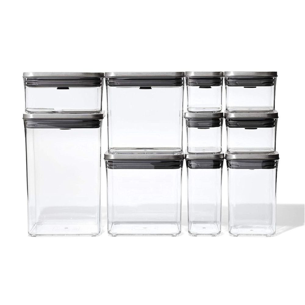 OXO STEEL 12PC POP CONTAINER SET