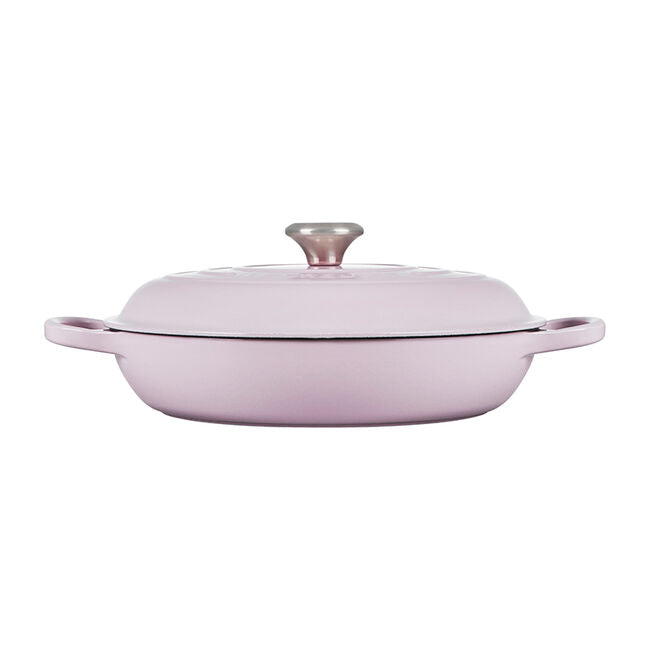 Le Creuset 3.5 Quart Signature Cast Iron Braiser - Shallot