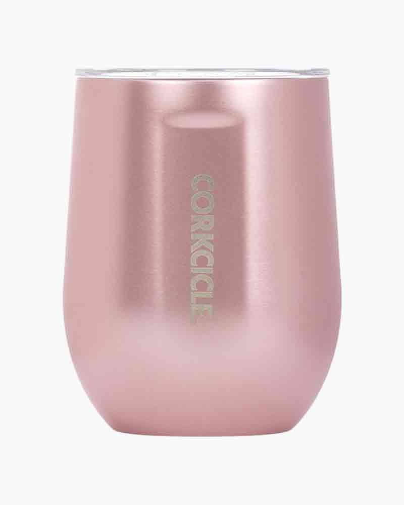 Corkcicle Stemless Wine Cup in Rose Metallic