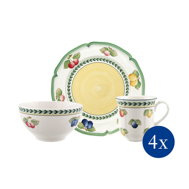 Villeroy & Boch French Garden Fleurence 12 Piece Dinnerware Set