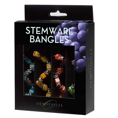 Oenophilia Glass Stem Bangles