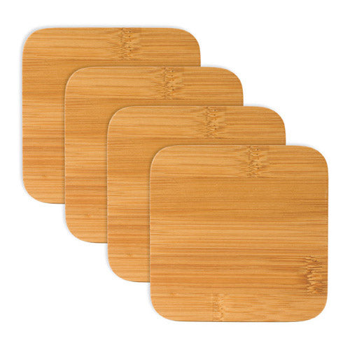 True Fabrications Bamboo Coasters Set