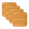 True Fabrications Bamboo Coasters Set