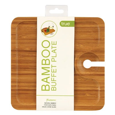 True Fabrications Bamboo Appetizer Plate