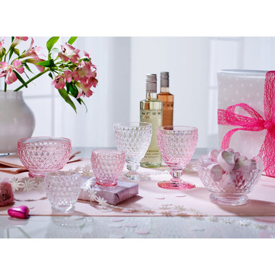 Villeroy & Boch Boston Colored DOF / Tumbler Glasses, Set of 4, Rose, 11 oz