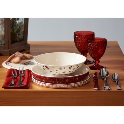 Villeroy & Boch Boston Colored Red, Wine Glasses, Set of 4, Red, 11 oz