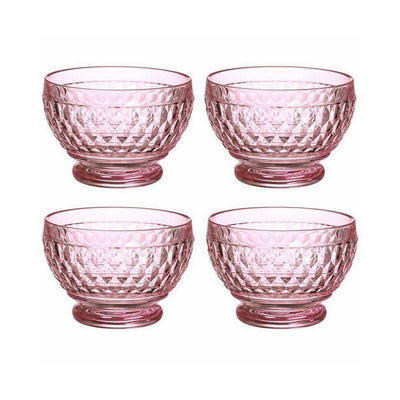Villeroy & Boch Boston Colored Individual Bowls, Set of 4, Rose, 14.5 oz