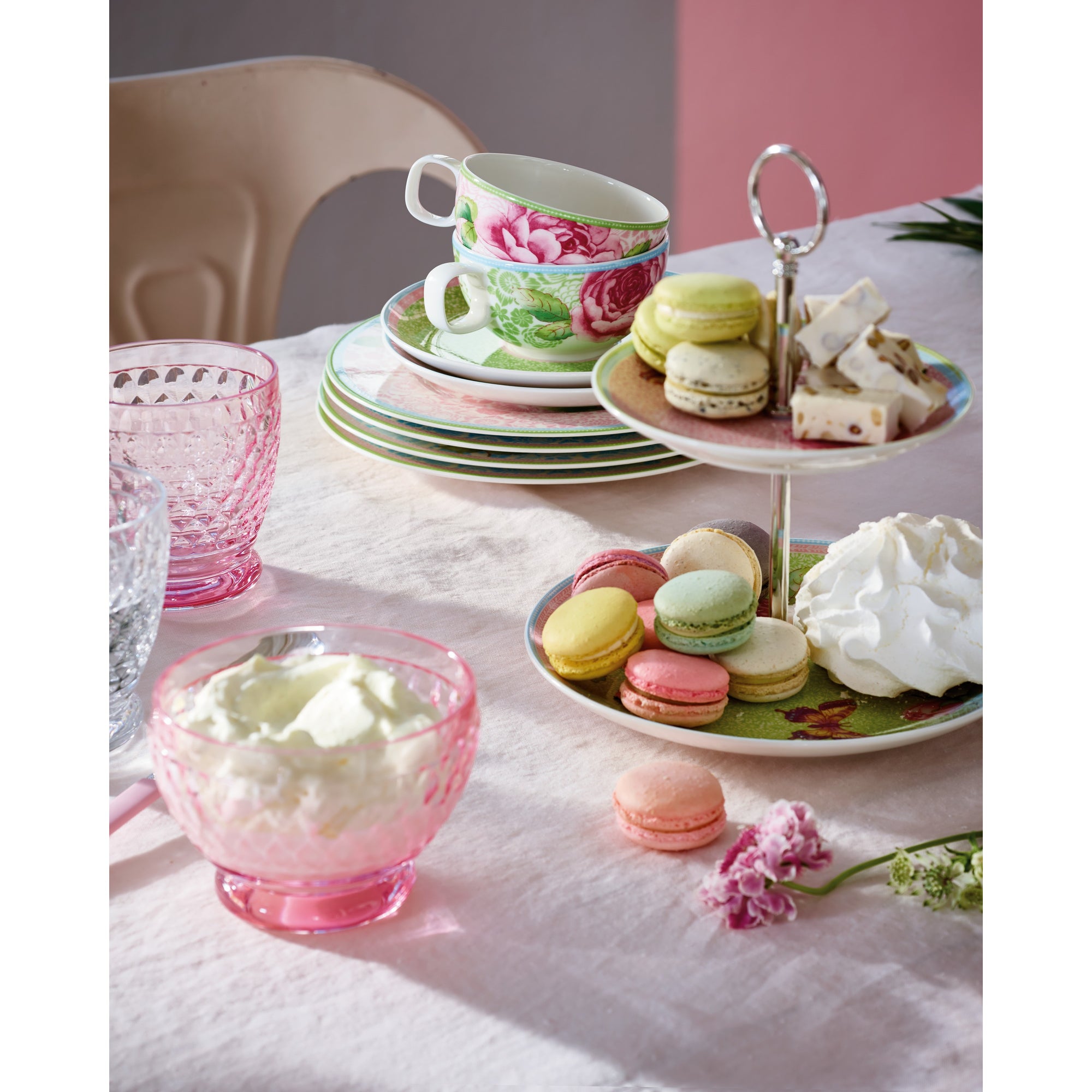 Villeroy & Boch Boston Colored Individual Bowls, Set of 4, Rose, 14.5 oz