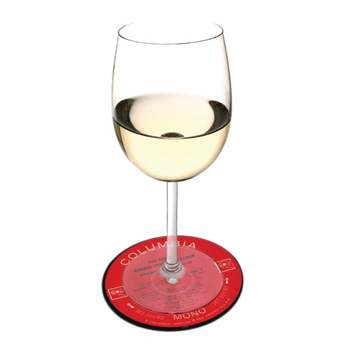 True Fabrications 3 Recycled Record Coasters Set