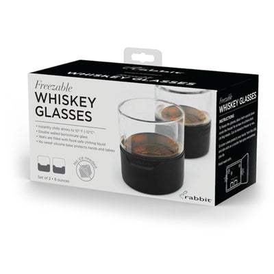 Metrokane Rabbit Freezable Whiskey Glasses (Set of 2)