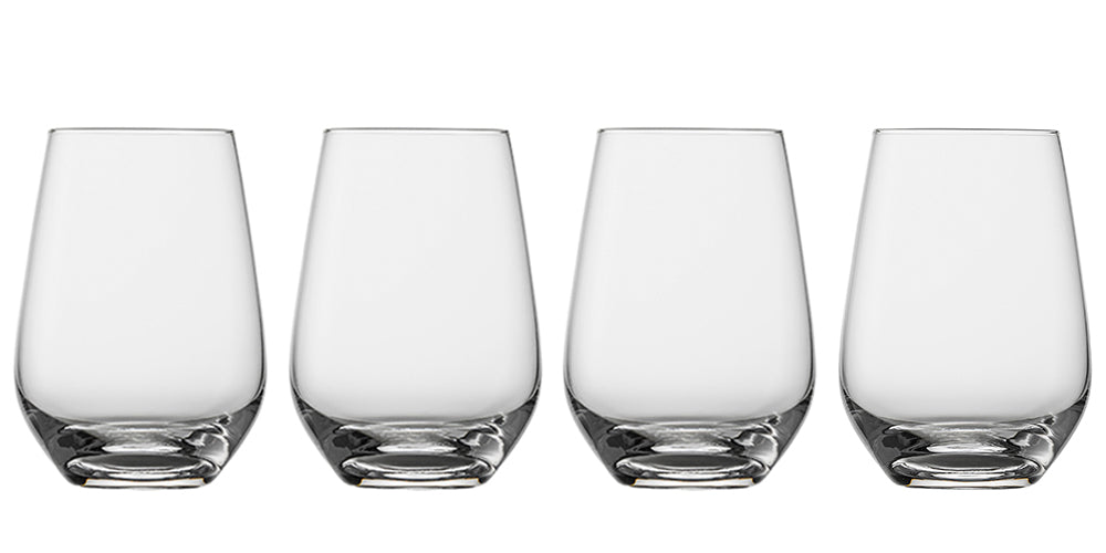 Villeroy & Boch Voice Basic Stemless Wine Glasses, Set of 4