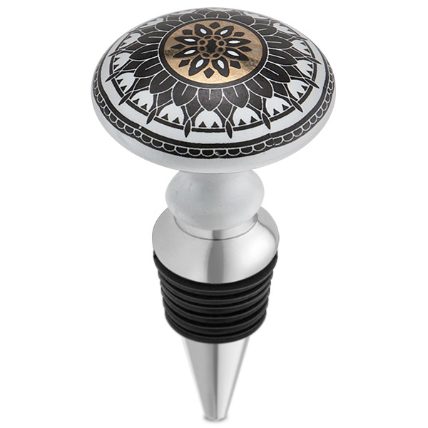 Eclectic Boho Bottle Stopper- Alexandria