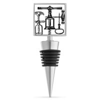 Antique Corkscrews Enamel Bottle Stopper