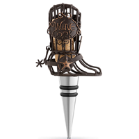 Cowboy Boot Cork Cage Bottle Stopper
