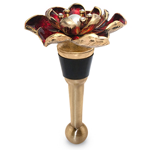 Crimson Flower Bottle Stopper