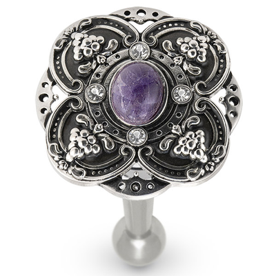 Stone Filigree Bottle Stopper