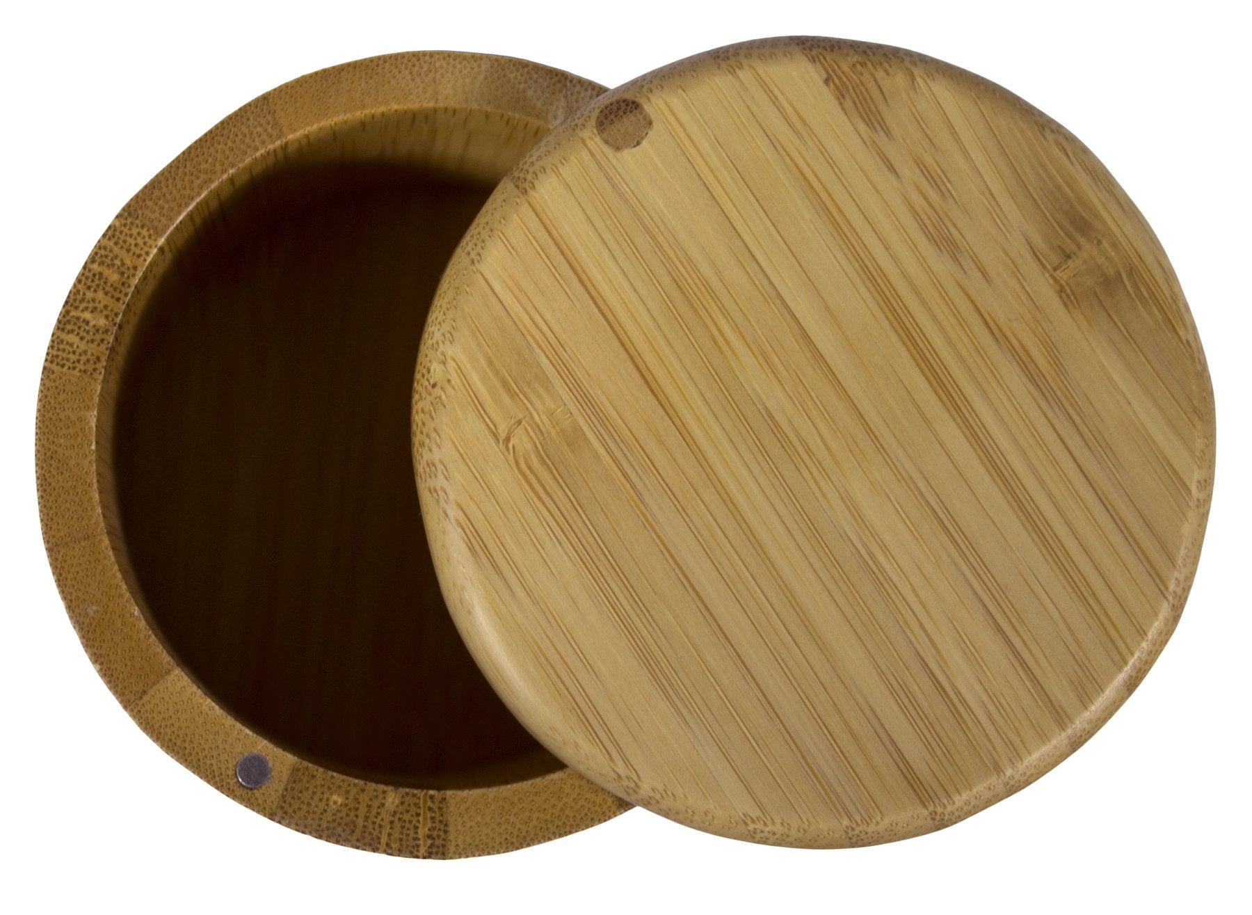 Totally Bamboo Round Salt Box