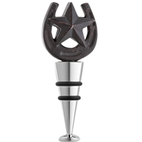 Rustic Horseshoe Bottle Stopper