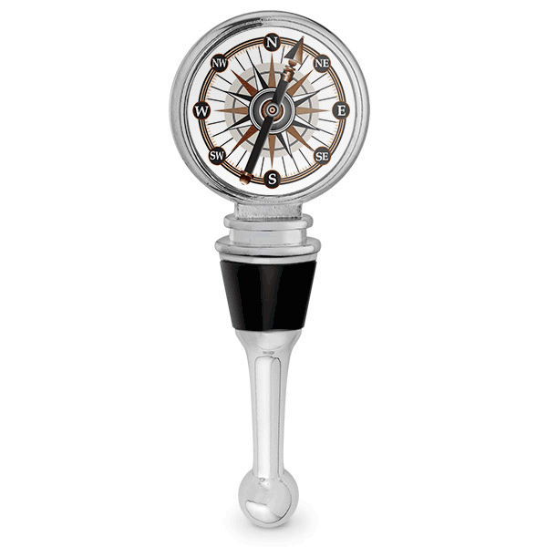 Compass Bottle Stopper