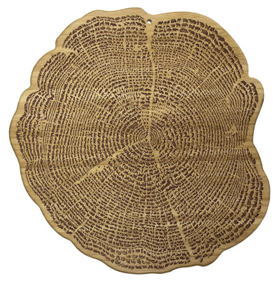Totally Bamboo 13 Inch Tree Of Life Serving Board