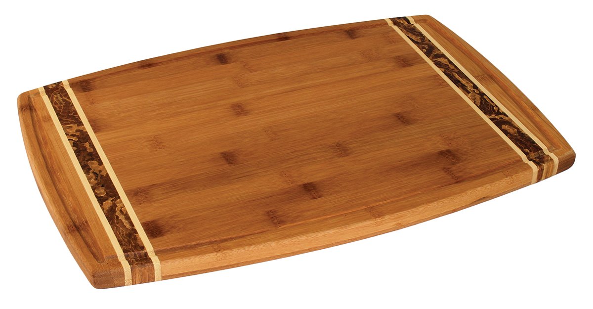 Totally Bamboo 18 Marbled Bamboo Cutting Board