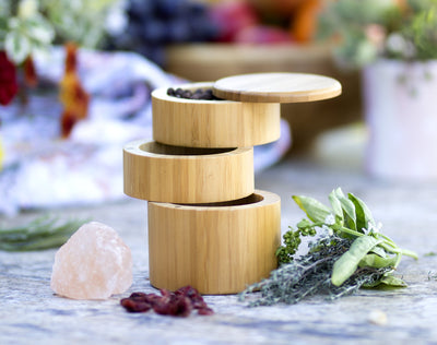 Totally Bamboo 3 Tier Salt Box