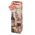 True Fabrications Wine Collage Wine Bag