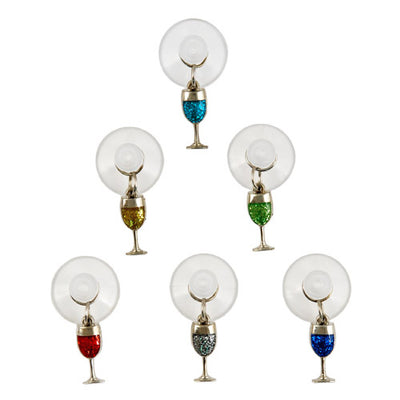 True Fabrications Glitter Wine Charms