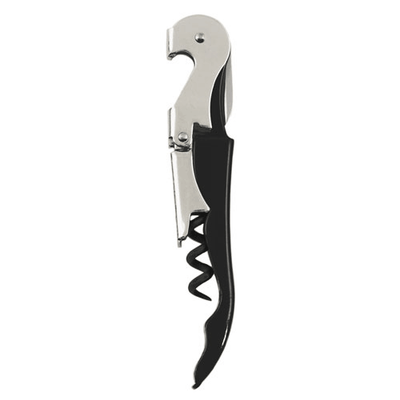 True Fabrications Truetap Double Hinge Waiterstyle Corkscrew- Black