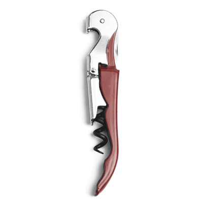 True Fabrications Truetap Double Hinge Waiterstyle Corkscrew- Burgundy