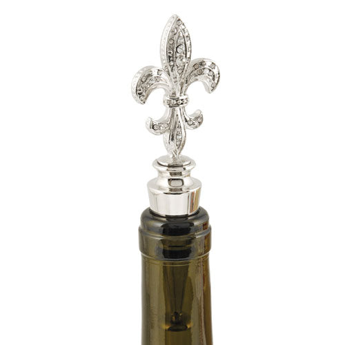 True Fabrications Fleur-de-Lis Bottle Stopper