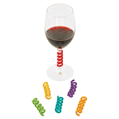 True Fabrications Assorted Wine Stem Charms