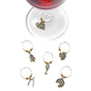 True Fabrications Thanksgiving Pewter Wine Charms
