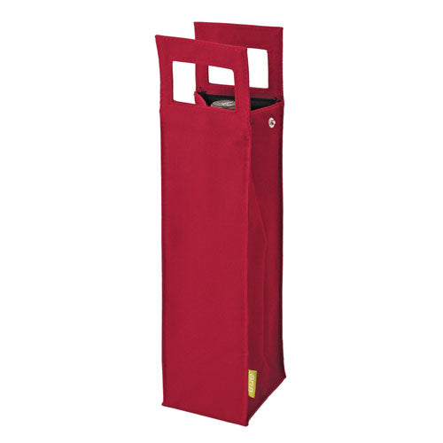 True Fabrications 1-Bottle Red Insulated Tote