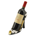 True Fabrications Black and White High Heel Bottle Holder