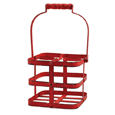 True Fabrications Rustic Red - 4 Bottle Carrier
