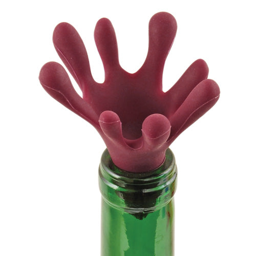 True Fabrications Wine Splash Bottle Stopper