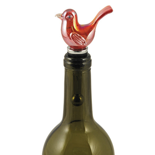 True Fabrications Assorted Little Bird Glass Stoppers