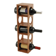 True Fabrications Bottle Vine Stackable Bamboo Wine Rack