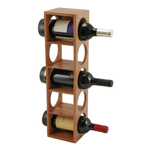 True Fabrications Bottle Vine Stackable Bamboo Wine Rack