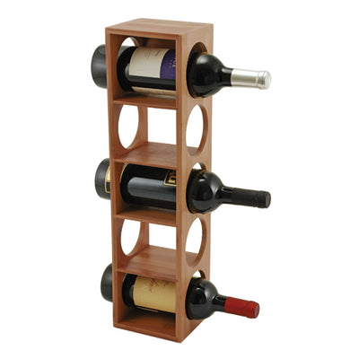 True Fabrications Bottle Vine Stackable Bamboo Wine Rack
