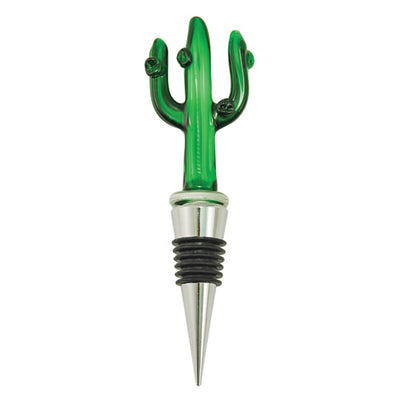 True Fabrications Glass Cactus Bottle Stopper