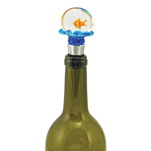 True Fabrications Glass Fishbowl Bottle Stopper