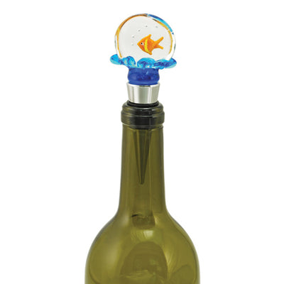 True Fabrications Glass Fishbowl Bottle Stopper