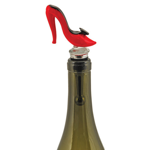 True Fabrications Glass High Heel Bottle Stopper