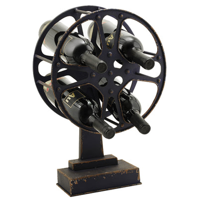 True Fabrications Movie Reel Wine Rack