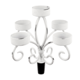 True Fabrications Shabby Chic Wine Bottle Candelabra
